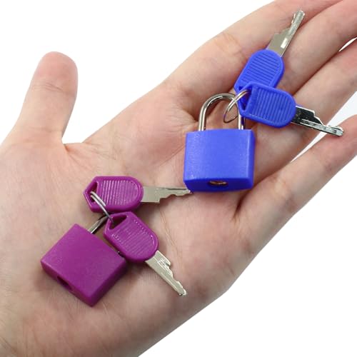 Bonsicoky 6-Pack Colorful Suitcase Locks