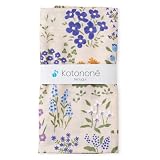 CRASEED ガーゼ手ぬぐい 日本製 手ぬぐい 34×88cm 野の花 ピンク ほつれ防止加工 kotonone ことのね