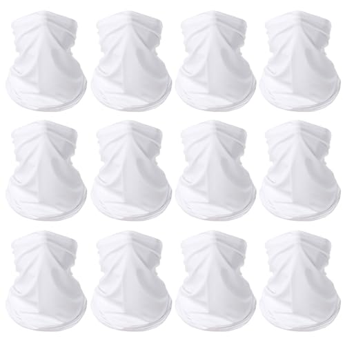Image of 6 Pieces Summer Face Cover Scarf Mens Neck Gaiter For Men Women UV Protection Face Breathable Sun Protection Cycling Running
