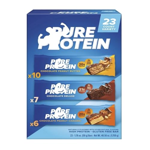 Pure Protein Bars Variety Pack 1.76 oz 23-count