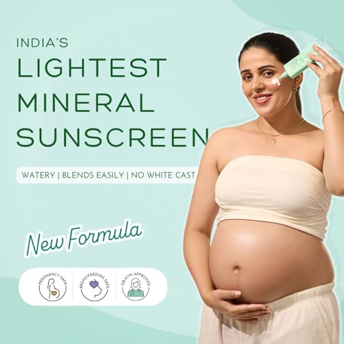 Image of Orimii 100% Pure Mineral Fluid Sunscreen SPF 50 with Zero White Cast | INVIVO Certified | Ultra-Lightweight, Fragrance Free, Non-Comedogenic & Pregnancy Safe | 50ml