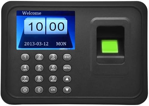 Time Attendance Machine Biometric Fingerprint Recognition Scanner Time Devices Biometric Attendance System Employees time Clock A6