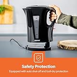 Geepas 2 Slice Bread Toaster & 1.7L Electric Kettle Kitchen Combo Set | 750W Toaster, 7 Level Browning Control, Defrost, Reheat & Cancel Function | 2200W Rapid Boil Cordless Jug Kettle - Image 6