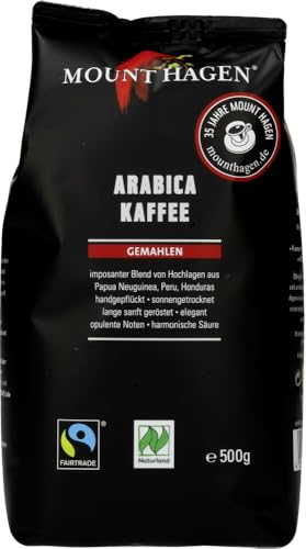 Mount Hagen Bio Röstkaffee gemahlen (6 x 500 gr)