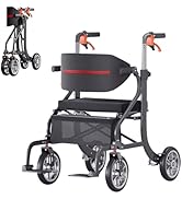 Amazon | Miugoo 歩行器 四輪歩行車 シルバーカー 多機能歩行器 手押し