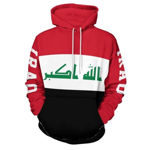 Sweat à capuche Irak 3D pour vos sorties streetwear décontractées