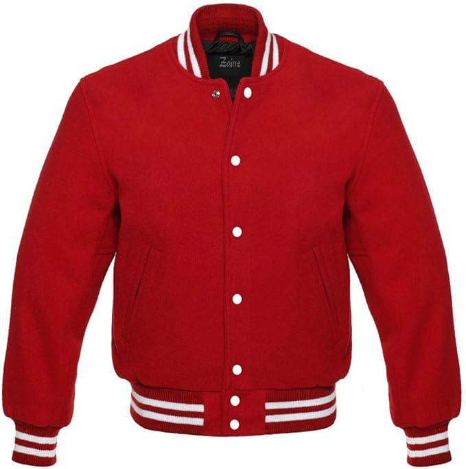 Men's Classic Multiy Wool Varsity Letterman Bomber Baseball Style Premium Winter Jacket