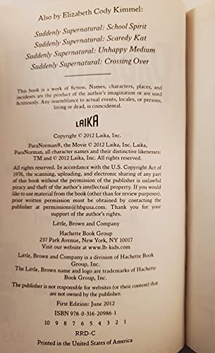 Paranorman 0316231851 Book Cover