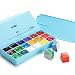 MIYA HIMI Gouache Paint Set 18 Colors (30ml/Pc) Paint Set Unique Jelly Cup Design Non Toxic Paints for Artist, Hobby Painters & Kids, Ideal for Canvas Painting for Novelty Gift (Blue)