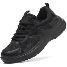 Womens Non-Slip Work Shoes - Lightweight and Non-Slip Sneakers, Suitable for Nursing, Food Service, and Kitchen Work, Ideal for All-Day Walking and Standing