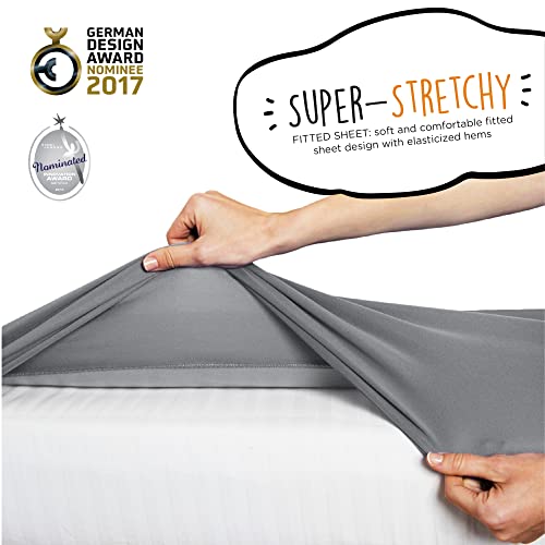 The Shrunks All-In-One Waterproof Mattress Protector Fitted Sheet For Baby Cribs And Toddler Beds Soft Natural Tencel Grey Fabric For Girls Or Boys Perfect For Shrunks Toddler Travel Bed Air Mattress #TOP2