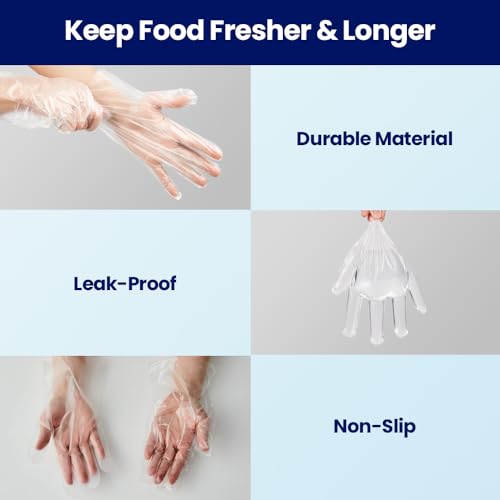 CLEANWRAP Disposable Gloves (Short/Long) - LDPE, BPA FREE