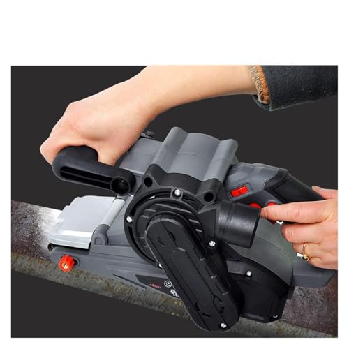 Lijadora de banda ajustable de velocidad manual de 1200 W, herramienta de carpintería, lijadora, pulidora de masilla for muebles de madera