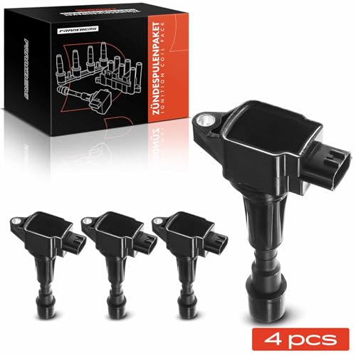 Frankberg 4x Bobina de encendido Compatible con 2 DE, DH 1.3L 1.5L 2009-2015 3 BM, BN 1.6L 2013-2022 3 BK 1.6L 2006-2009 Sustituir# ZJ2018100