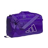 adidas Unisex-Adult Defender 5 Small Duffel, Pure Purple/White, One Size