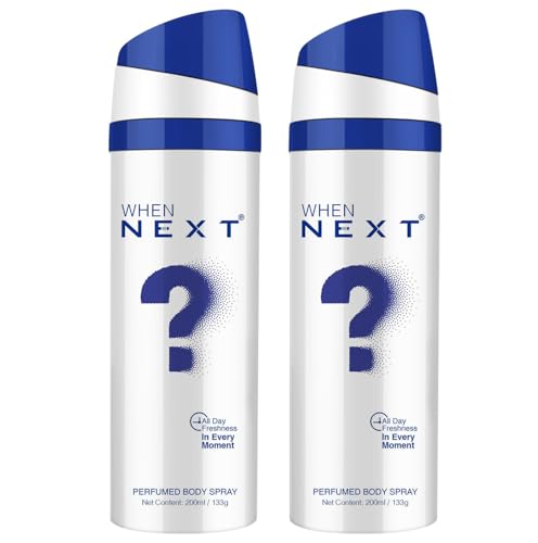 Image of Next Care When Perfumed Body Spray for Men & Women | Long Lasting Freshness Body Spray | Daily Use Deodorant Spray | Unisex Fragrance | 200ml Each (Pack of 2)