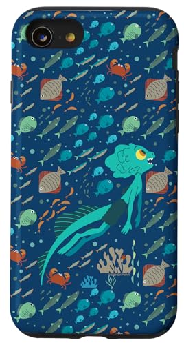 Coque iPhone 7 Luca Disney Pixar antichoc avec motif sous-marin pour les loisirs