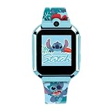 Stitch - Orologio digitale interattivo regolabile in silicone per bambini, con fotocamera, quadranti, giochi divertenti, sveglia, cronometro, timer, calcolatrice e molto altro ancora