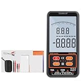 [Hohe Genauigkeit mit erweiterten Bereichen]: Profitieren Sie von präzisen Messbereichen, einschließlich Gleichspannung von 0,8 V bis 600 V und Widerstand bis zu 60 MΩ. Egal, ob Sie Schaltungen überprüfen, Fehler diagnostizieren oder an empfindlicher Elektronik arbeiten, die verbesserte Auflösung und Zuverlässigkeit helfen Ihnen, konsistente Ergebnisse zu erzielen.