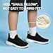 STQ Boys Sneakers Kids Slip on Shoes Running Walking Tennis Athletic Sports Barefoot Cushion Fitness Training Fashion Minimalist Children Youth School Teen Non Slip Black White Size 5 Big Kid