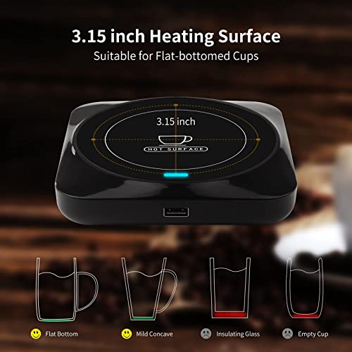 image for Coffee Mug Warmer, Smart USB Coffee Cup Warmer with Pressure-Induced A