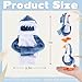 7inch Desk Goose Outfits, Mini Desktop Goose Clothes Desk Goose Accessories Set for Magnetic Goose Statue ( Shark )