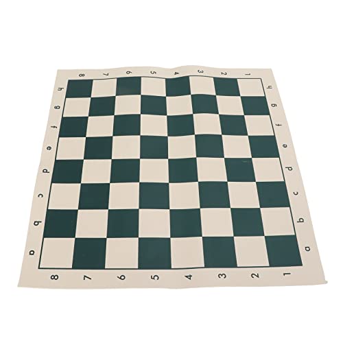 Chess Board, Tournament Chess Set PVC Chess Chessboard Portable Chess Set Portable Folding Soft Chess Board for Travel Outdoor Camping 34.5x34.5cm