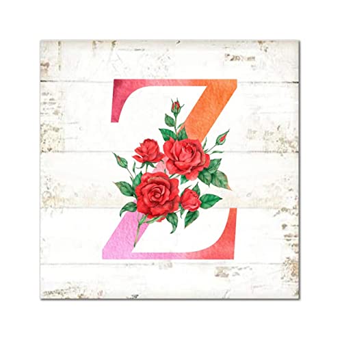Lettre Z en bois pour décoration murale de cuisine et salon