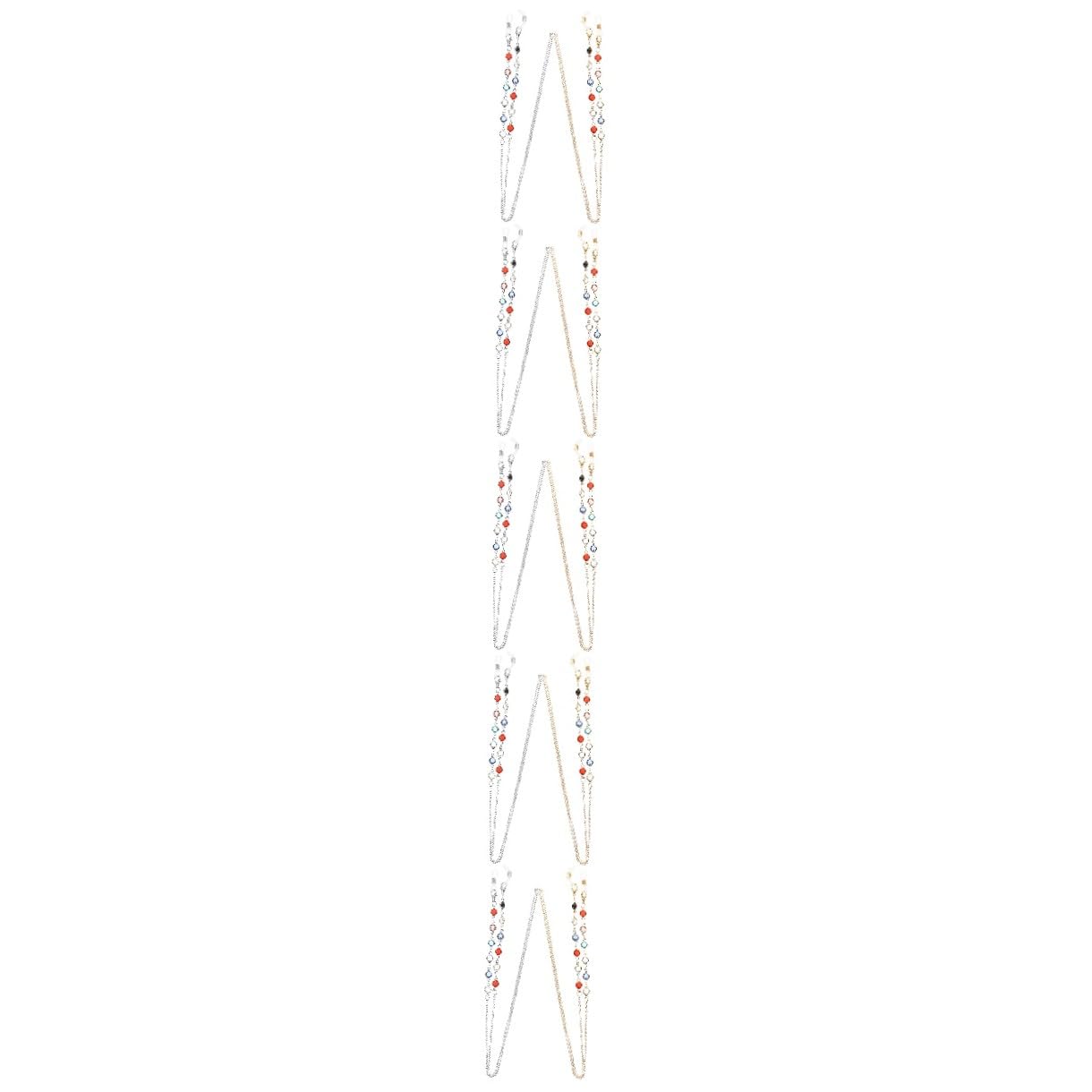 VALICLUD Brillenkette Frauen Leichte Brille Brillenetui Reize Brillen Band Brillenbänder Brillenhalter Für Damen Halskette Mit Brillenhalter Kieselgel