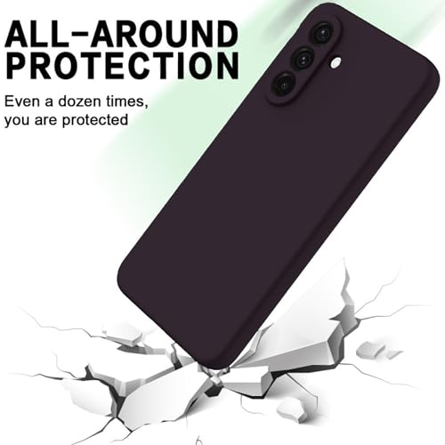Image of FIRST MART Matte Silicone Back Cover for Samsung Galaxy S26 - Pruple