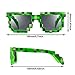 Weewooday 15 Pairs Pixel Sunglasses Pixel Glasses Pixel Supplies pixelated sunglasses for Adults Birthday