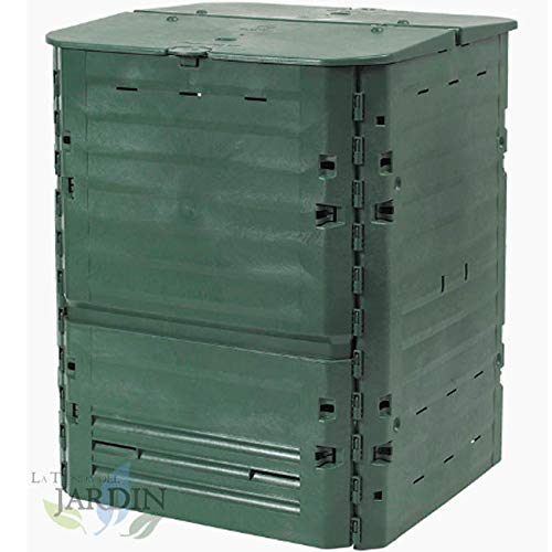 COMPOSTADOR Polietileno Termico 600 litros 80x80x104 cm. Fabricado con Thermolen Que acelera el compostaje.