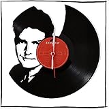 charlie sheen uhren  Wanduhr aus Vinyl Schallplattenuhr mit Charlie Sheen Motiv upcycling design Uhr Wand-deko vintage-Uhr Wand-Dekoration retro-Uhr