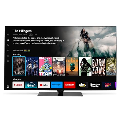 MEDION 163,9 cm (65 Zoll) OLED Fernseher (TiVo, Smart-TV, Dolby Vision HDR, Subwoofer, MEMC, Micro Dimming, TiVo Medienportal, Prime Video, Disney+, Dolby Atmos, PVR, Bluetooth, MD 865901)