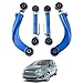 Tiny Force 4Pcs Adjustable Left and Right Control Arms Rear Camber and Toe, Compatible with Ford Focus Escape; Compatible with Mazda 3; Compatible with Volvo S40 V50 C70 C30 00-19