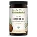 Banyan Botanicals Coconut Oil, Certified Organic, Wide-Mouthed Jar, 30 oz - Pure, Refined - A Good Massage Oil for Pitta