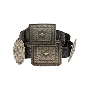 1801 Ariat Ladies Tooled Concho Belt