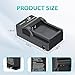 LP LP-E17 Battery Charger, Charger Compatible with Canon EOS Rebel T7i, T6i, T6s, SL3, SL2, 77D, 9000D, 8000D, 800D, 760D, 750D, 200D, M6, M5, M3, Kiss X8i DSLR Cameras & More(NOT for T7, T6, T5, T3)