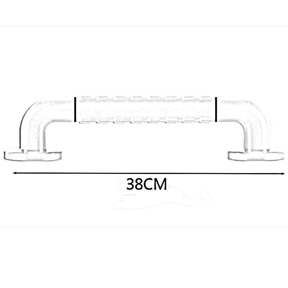 Barra di sostegno per bagno in acciaio inox, antiscivolo, per anziani, braccioli per WC e doccia, barra di sicurezza per bagno, 30 cm