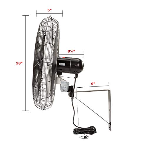 TPI CACU24WO Oscillating Pedestal Fan, view 6