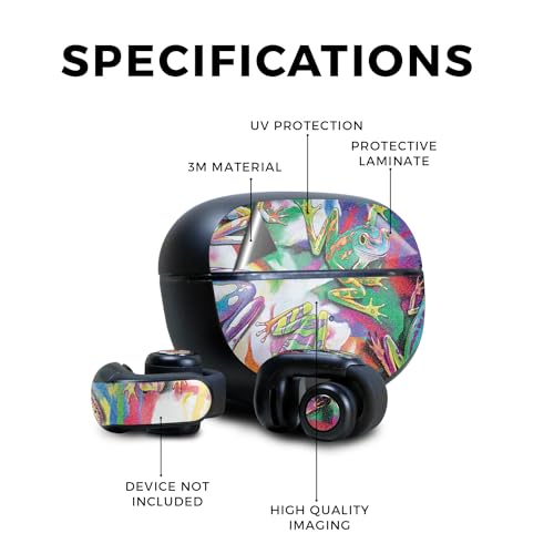 Image of Glossy Glitter Skin Compatible with Bose Ultra Open Earbuds - Wet Paint - Premium 3M Vinyl Protective Wrap Decal Cover - Easy to Apply | Crafted in The USA by MightySkins