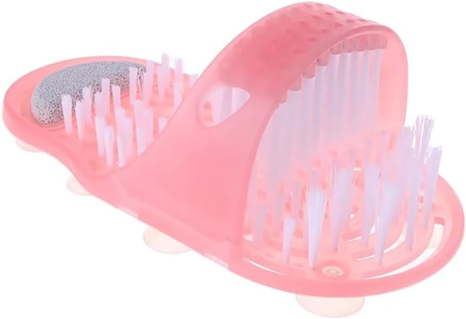 Amazon.com : Hofumix Shower Sandal Foot Scrubber Brush Bath Slipper ...