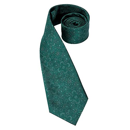 ZXCVBN Gravatas de casamento de seda floral masculina gravata verde bolso abotoaduras quadradas conj