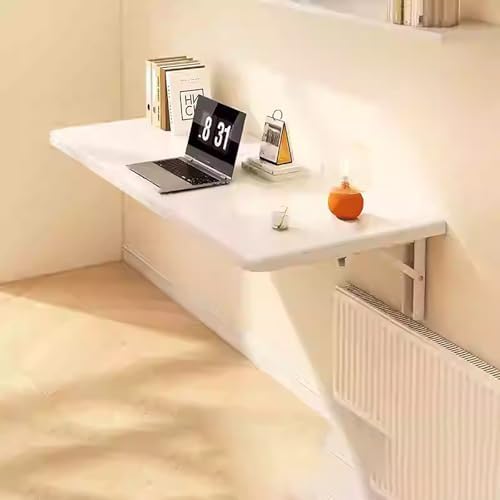 Fold Down Wall Mounted Table - Space Saving Floating Desk for Kitchen ...
