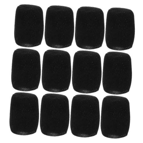 Housse en éponge pour micro noir de réduction du bruit idéale pour vos sessions de podcast