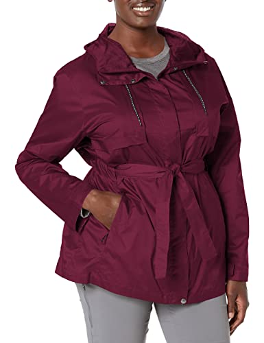 Columbia Women's Pardon My Trench Rain Jacket, Marionberry, X-Large #TOP3