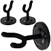 Guitar Hanger Hook Holder Wall Mount for Guitar, Bass, Mandolin, Banjo, Violin and Fiddle,Pack of 3
