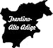 Produktbild 2x Auto Aufkleber Car Sticker " Trentino " Italien Region Südtirol (ca 11 cm) (schwarz)