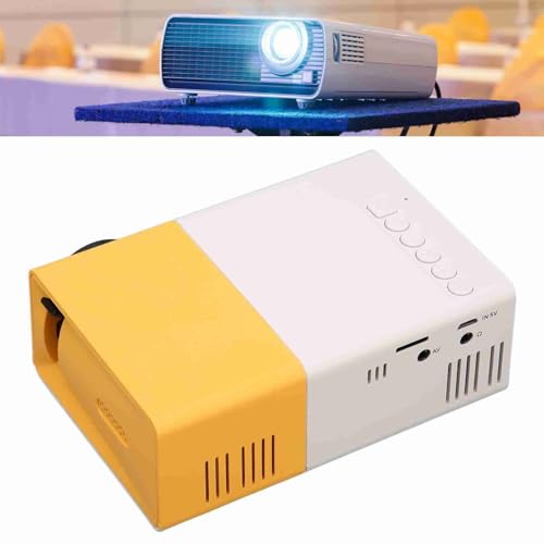 Mini Inteligentny Przenośny Projektor Filmowy KIMISS — 1080P HD HiFi, łączność z Wieloma Portami, Idealny do USB i Kart Pamięci, Kompatybilny z Telewizorami, i —
