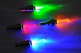 NTJ (4 Pack) LED Motion Activated Bike Bicycle Wheel Valve Stem Cap Tire Light